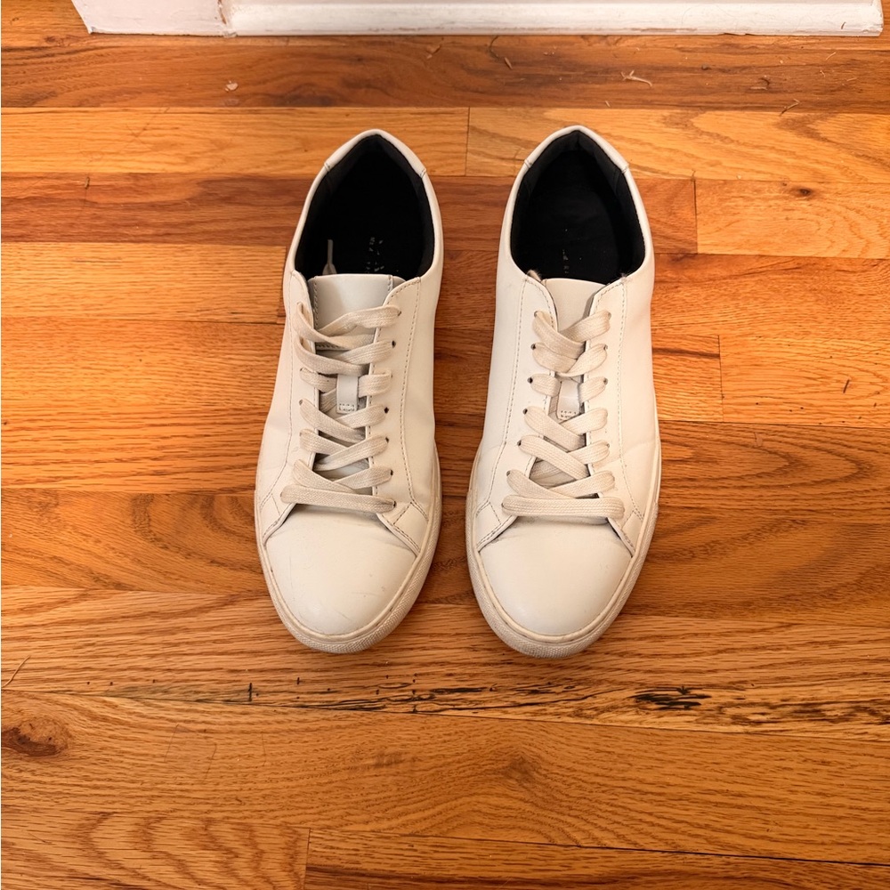 White Leather Sneakers